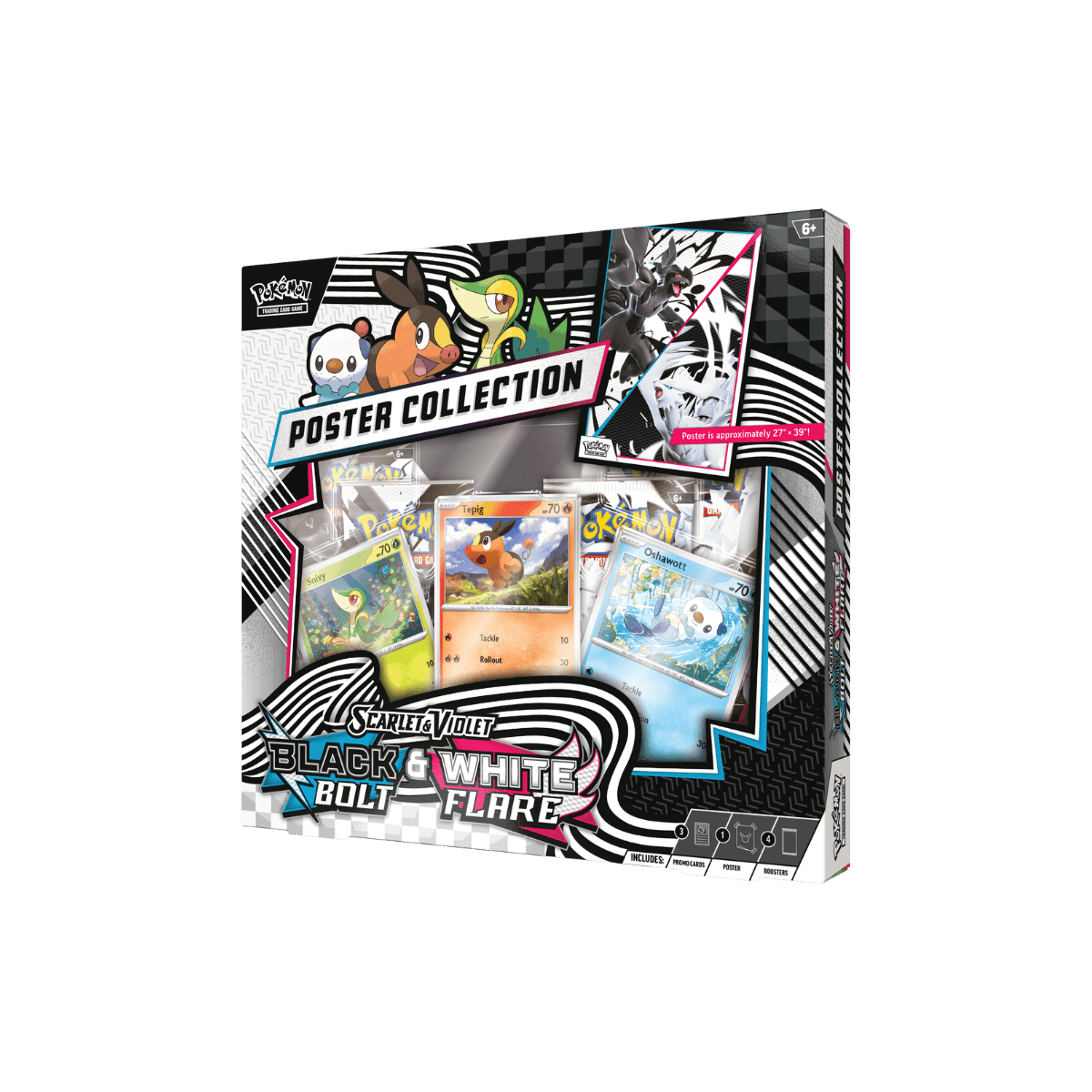 Black Bolt & White Flare – Poster Collection Unova